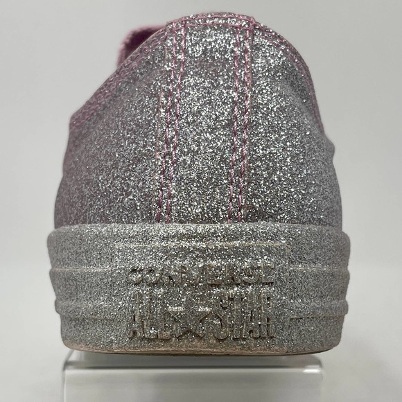 Converse Chuck Taylor All Star Low 'Pink Glitter' Sneakers Womens10 828:K.8.8 - Picture 6 of 13